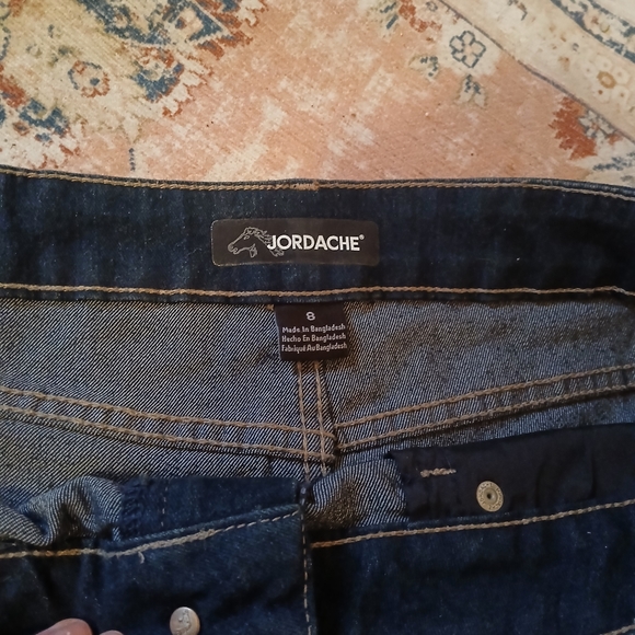 SOLD Jordache Denim Fringed Cutoff Shorts - Picture 3 of 3